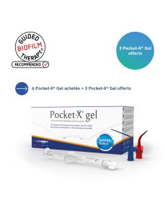 Pocket-X® Gel : 6 achetés = 3 offerts