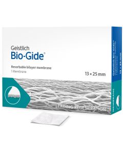Geistlich Bio-Gide  biocompatible sterile resorbable bilayer collagen membrane